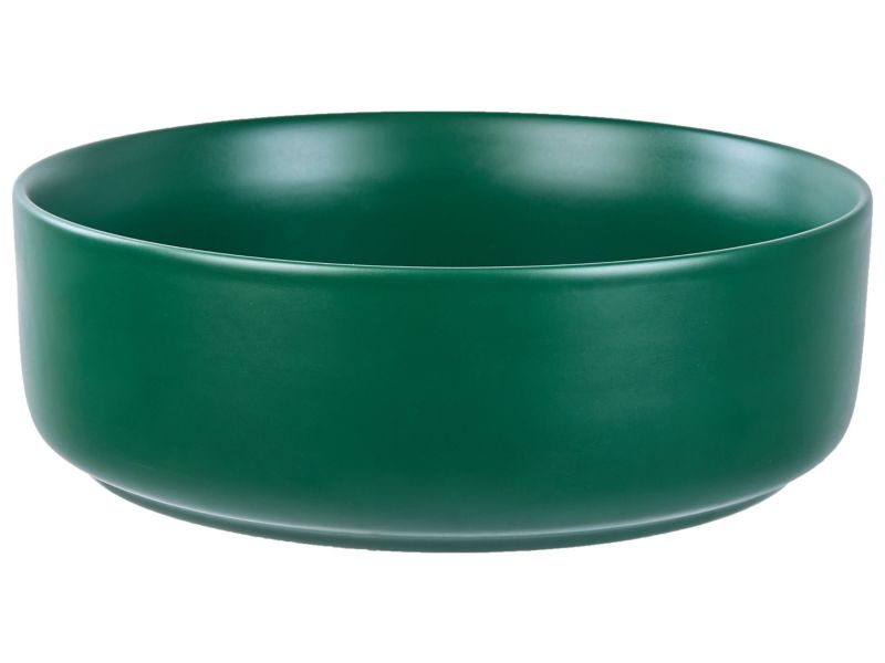 Umywalka nablatowa ceramiczna 37 cm zielona Gudar 1 szt.
