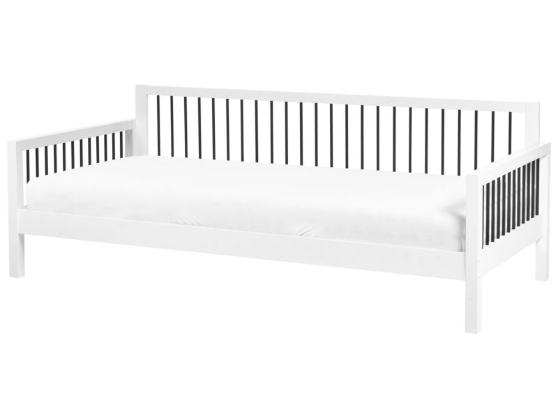 Łóżko Tricot 90 x 200 cm Drewno Biały 1 szt.