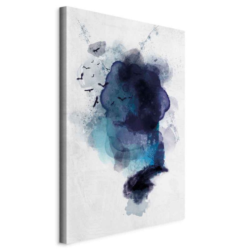 Obraz Artgeist Niebieskie wspomnienie 40 x 60 cm płótno włoskie 1 szt