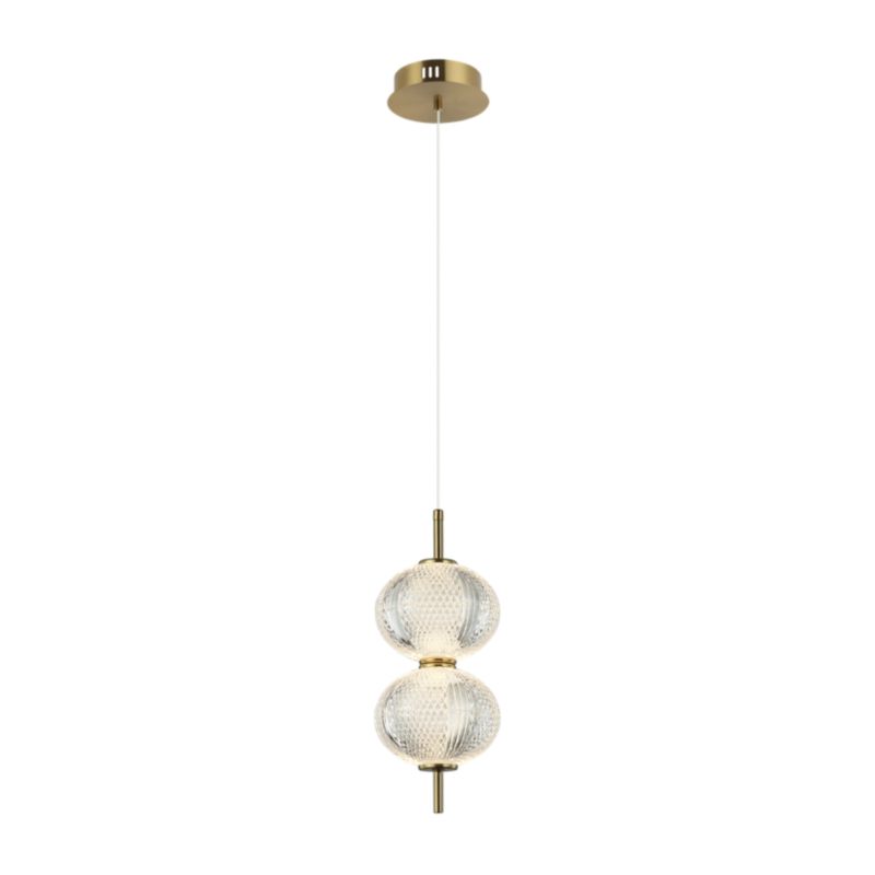 Lampa wisząca LED Lazie - 2 3000 K złota