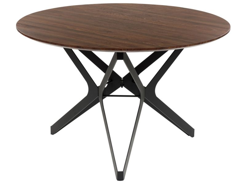 Stół do jadalni Alure 120 cm 120 cm Ciemne drewno 1 szt.