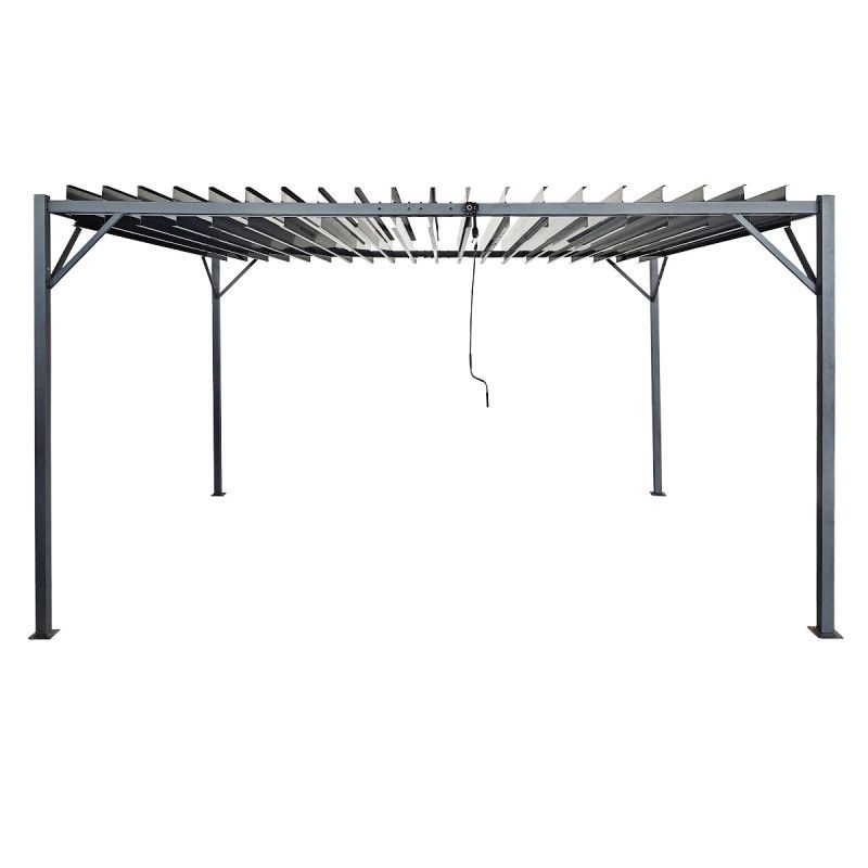 Pergola ogrodowa 4iQ Group 3x4m metalowa altana 1szt.