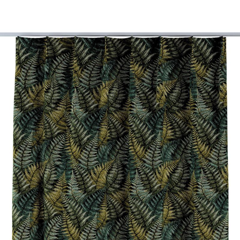 Zasłona na haczykach flex pojedynczych 140 x 260 cm Dekoria zielone liście paproci 1 szt.
