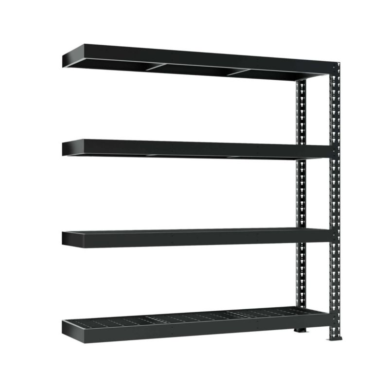 Dostawka do regału wciskanego Mega-Met Metalkas 180x173x60 500kg 4 półki krata 1 szt.