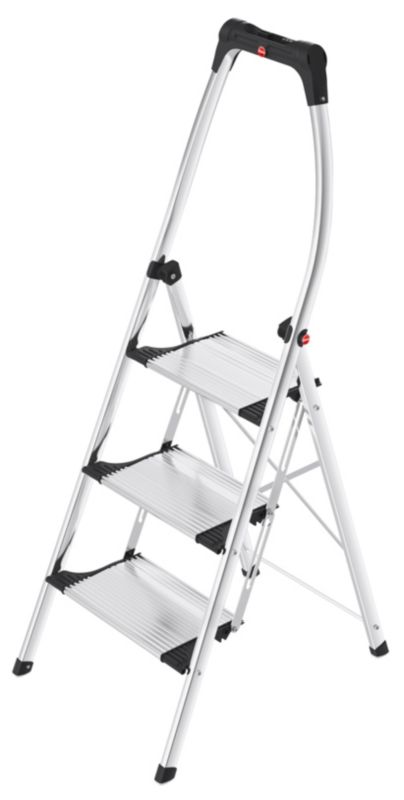 Schodki składane aluminiowe HAILO K100 TopLine 3 stopnie 1 szt.