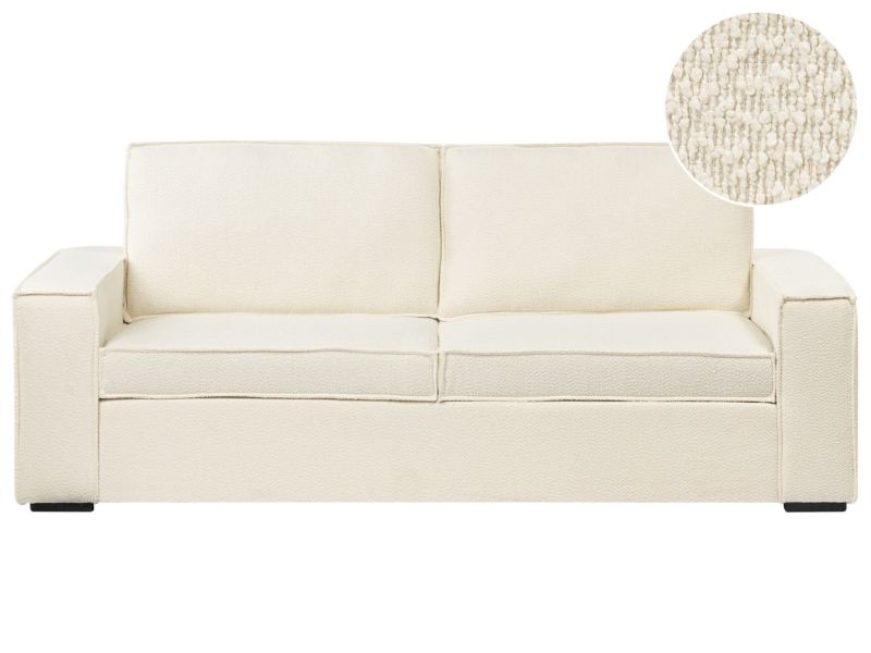 Sofa rozkładana Vuokatti Złamana biel 1 szt.