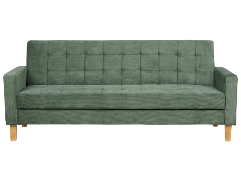 Sofa rozkładana Vehkoo Ciemnozielony 1 szt.