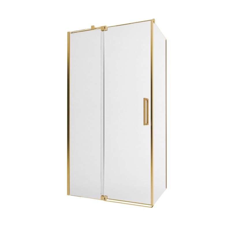 Kabina prysznicowa HT Durasan 80-140 x 80-100 cm złota bez brodzika 1 szt.