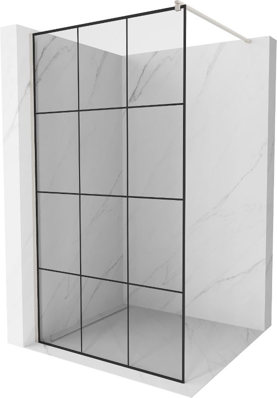 Ścianka prysznicowa Mexen Kioto czarny wzór 100x200 cm 800-100-101-97-77 1 szt.