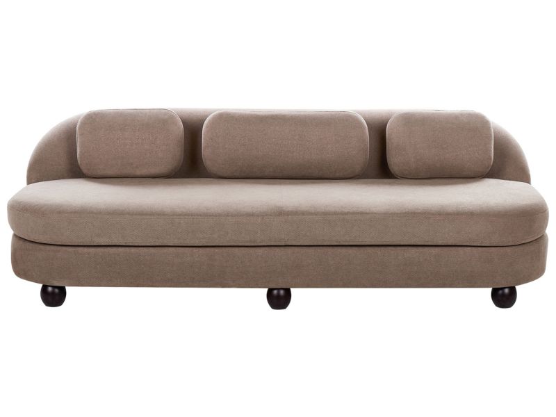 Sofa 3-osobowa jasnobrązowa Fansen 1 szt.