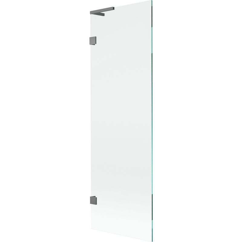 Parawan nawannowy Mexen Lunar L gun metal 60x150 cm 1-skrzydłowy 1 szt