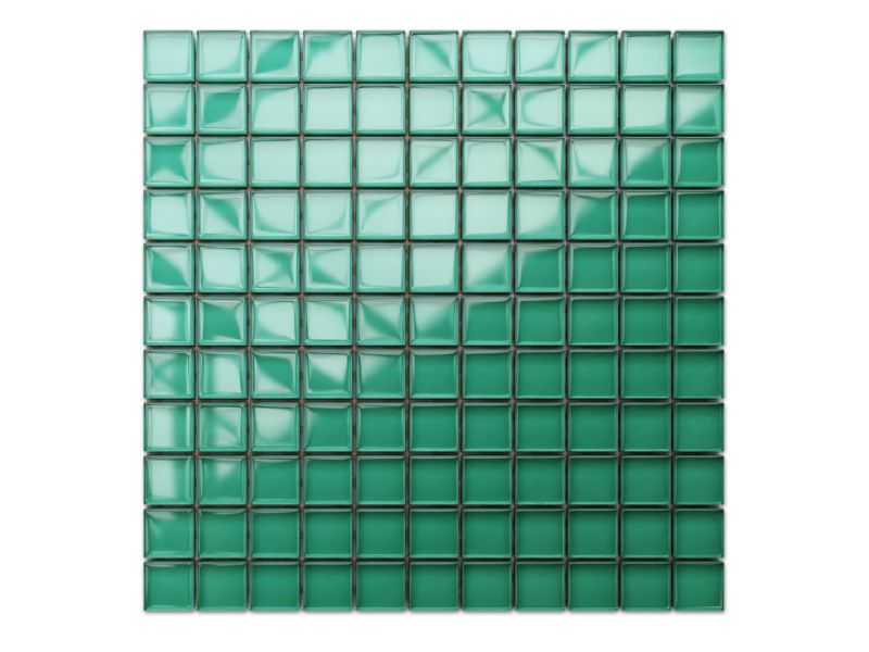 Mozaika szklana Ilcom zielona malachit 30x30cm 1 szt.