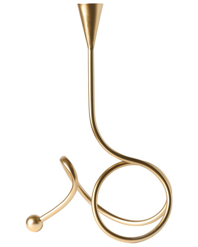 Świecznik Arouca Metal 40 cm Złoty 1 szt.
