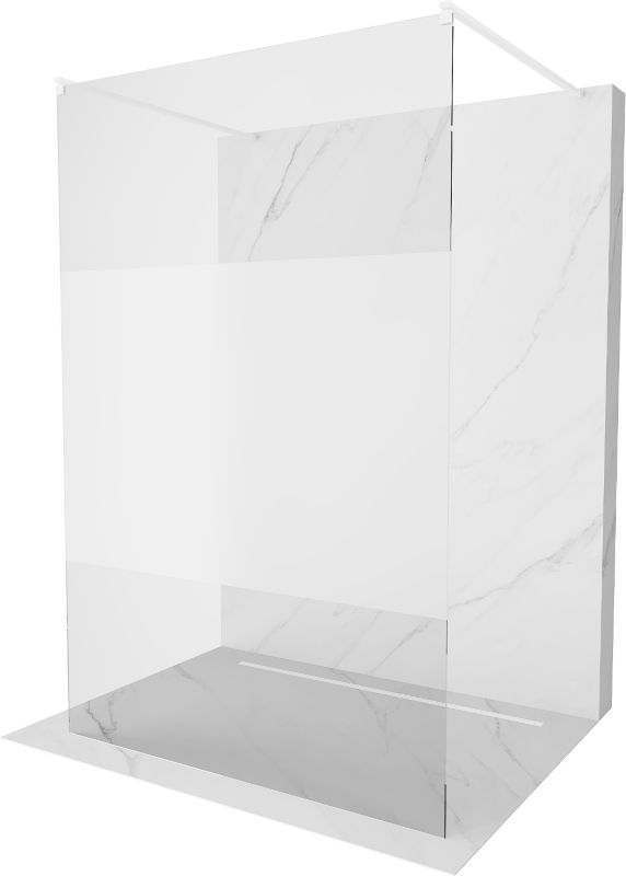Ścianka prysznicowa Mexen Kioto biały szron/transparent 120x200 cm 800-120-002-20-35 1 szt.
