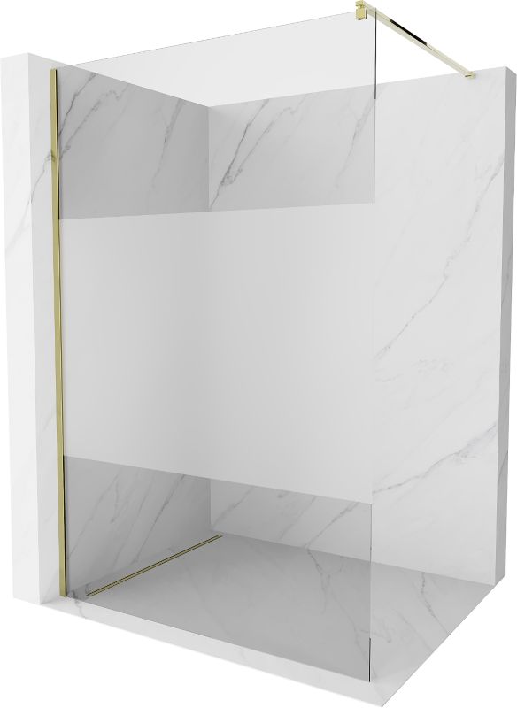 Ścianka prysznicowa Mexen Kioto złota 80x200 cm 800-080-101-50-35 1 szt.