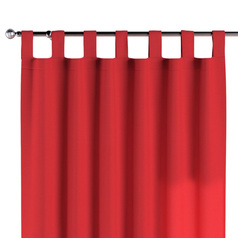 Zasłona na szelkach 1 szt. 130 x 260 cm Dekoria czerwony 1 szt.