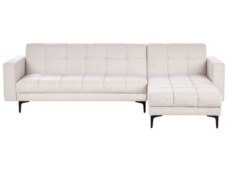 Sofa narożna lewostronna Alnes Złamana biel 1 szt.