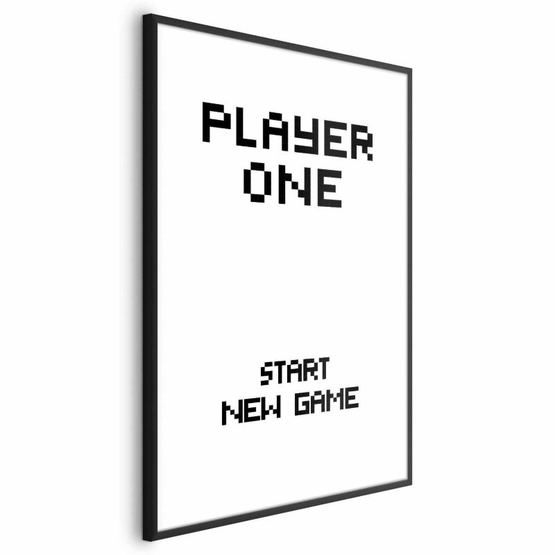 Plakat Artgeist New game 29,7x42 cm z ramą czarną 1 szt