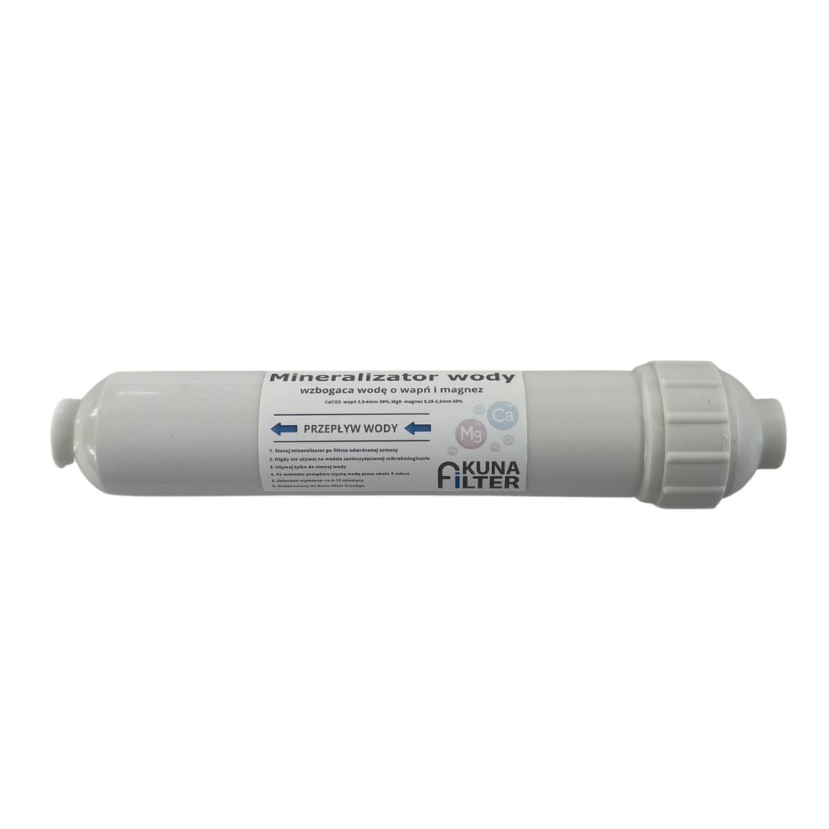 Mineralizator do filtra wody Kuna Filter Prestige. Mineralizacja wody po odwróconej osmozie. KF-MIN-PRESTIGE.