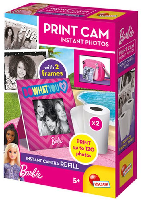 Zestaw 2 rolek do natychmiastowego aparatu Barbie Print Cam