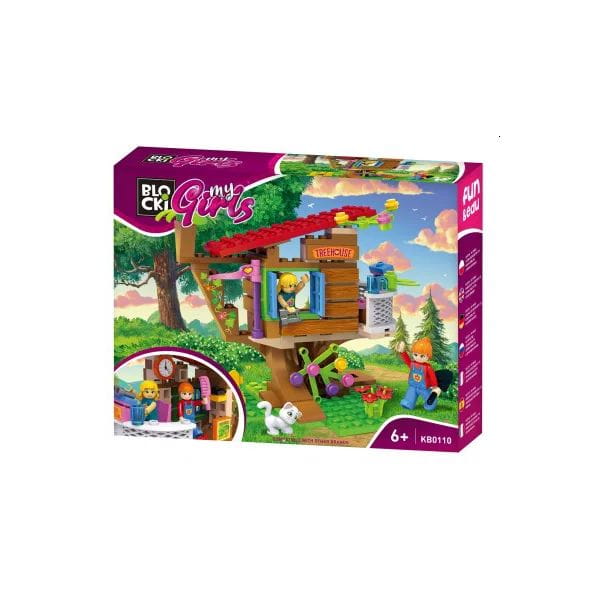 Klocki Blocki KB0110 MY GIRLS DOMEK NA DRZEWIE
