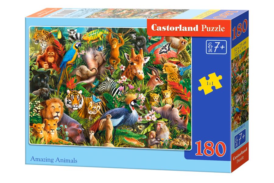 Castorland Puzzle 180 el. Amazing Animals