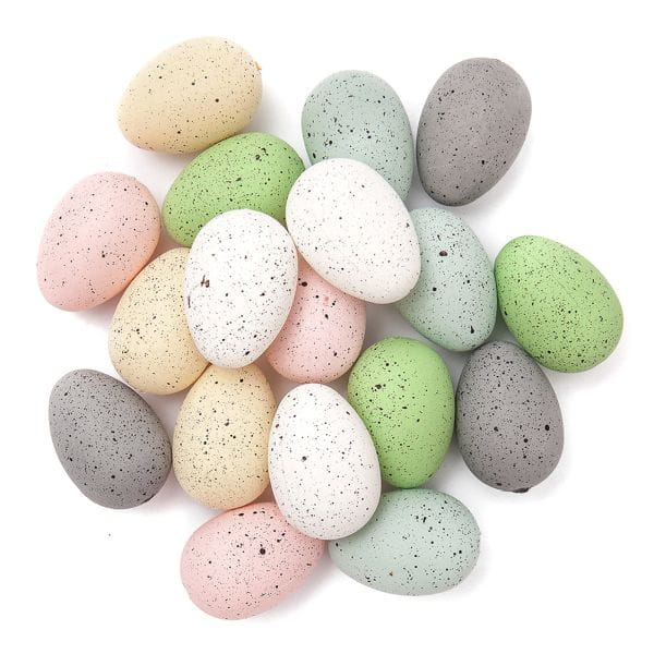 JAJKA PRZEPIÓRCZE 4CM 18SZTUK PASTEL