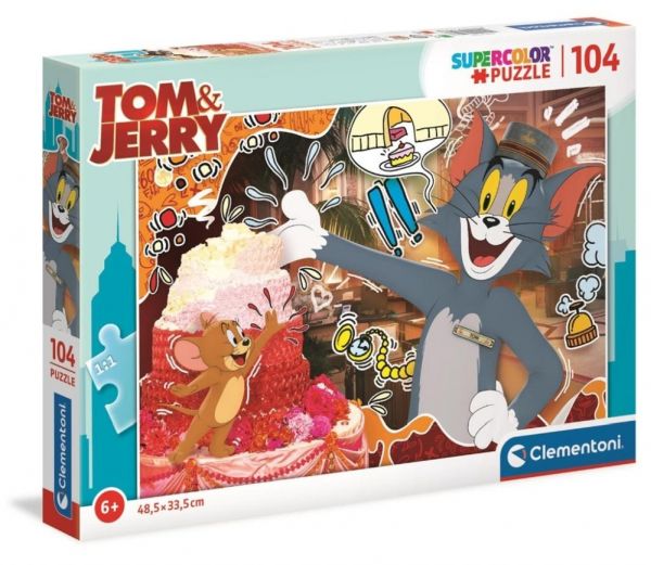 Clementoni Puzzle 104 elementy Tom&Jerry