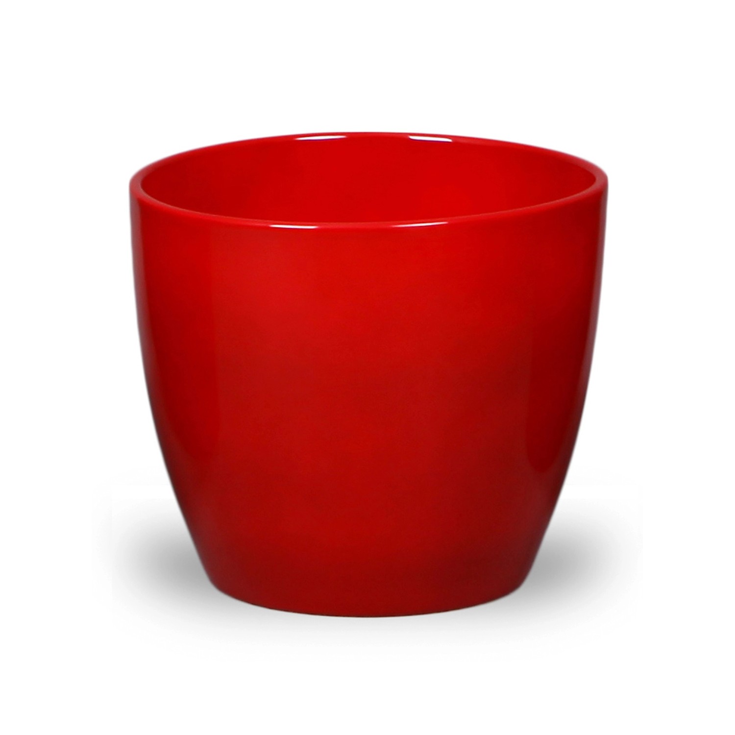 Osłonka ceramiczna Irys bordowa - śr. 28 cm
