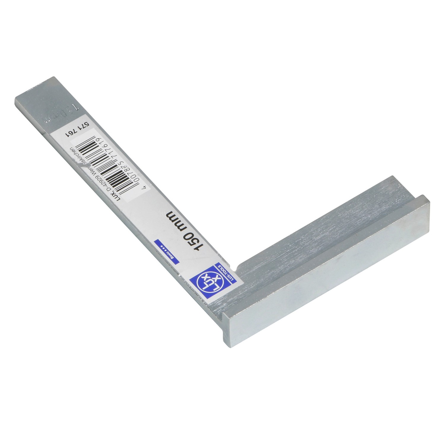 LUX Kątownik ślusarski ze stopką 150 mm