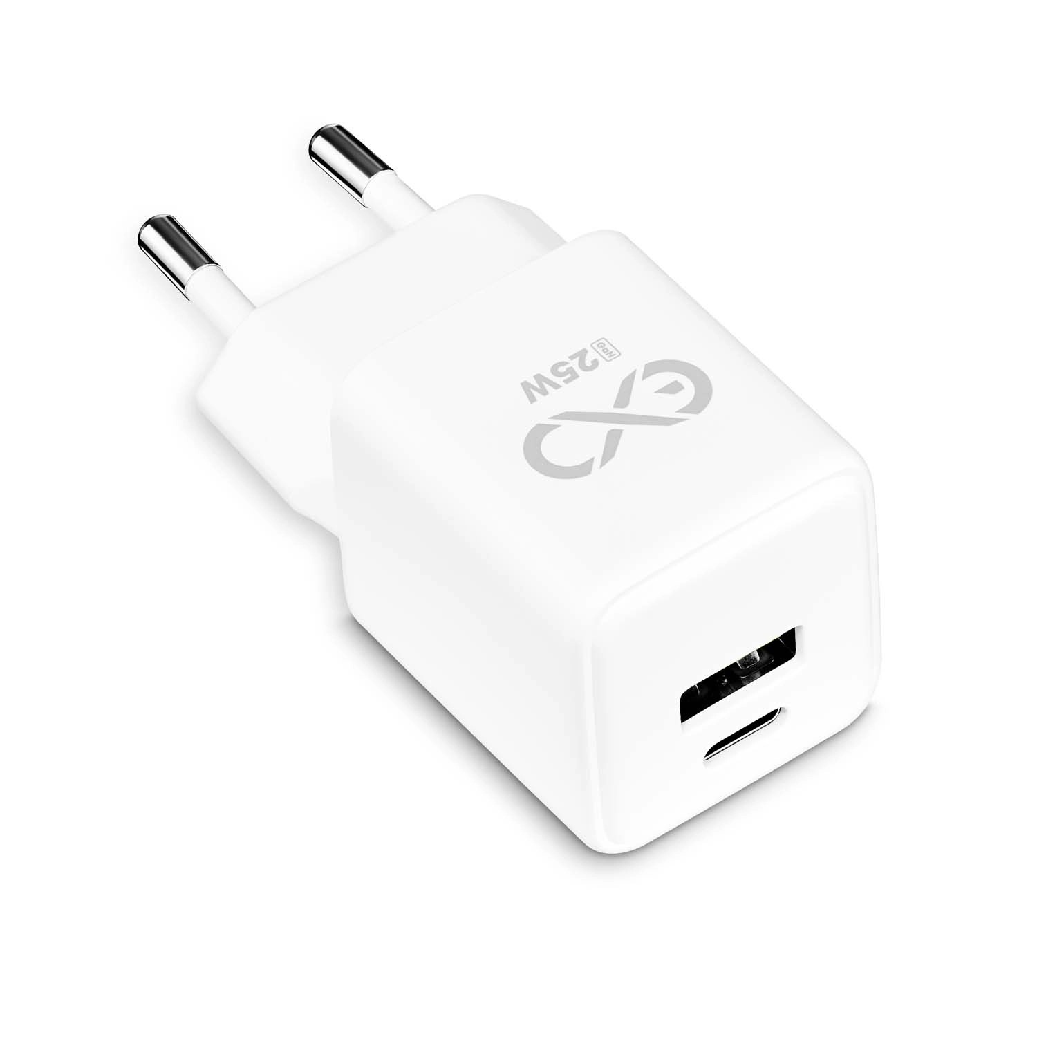 Ładowarka sieciowa eXc Cube 25W biała