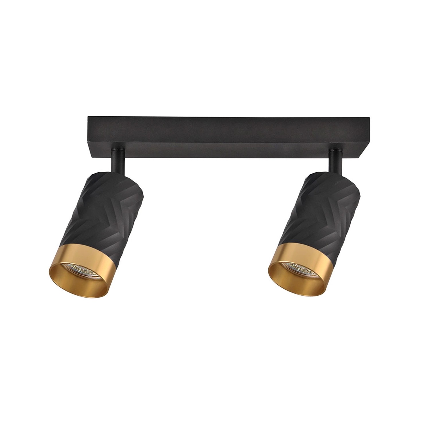 Goldlux Listwa ARRAS 2xGU10 czarno-złota