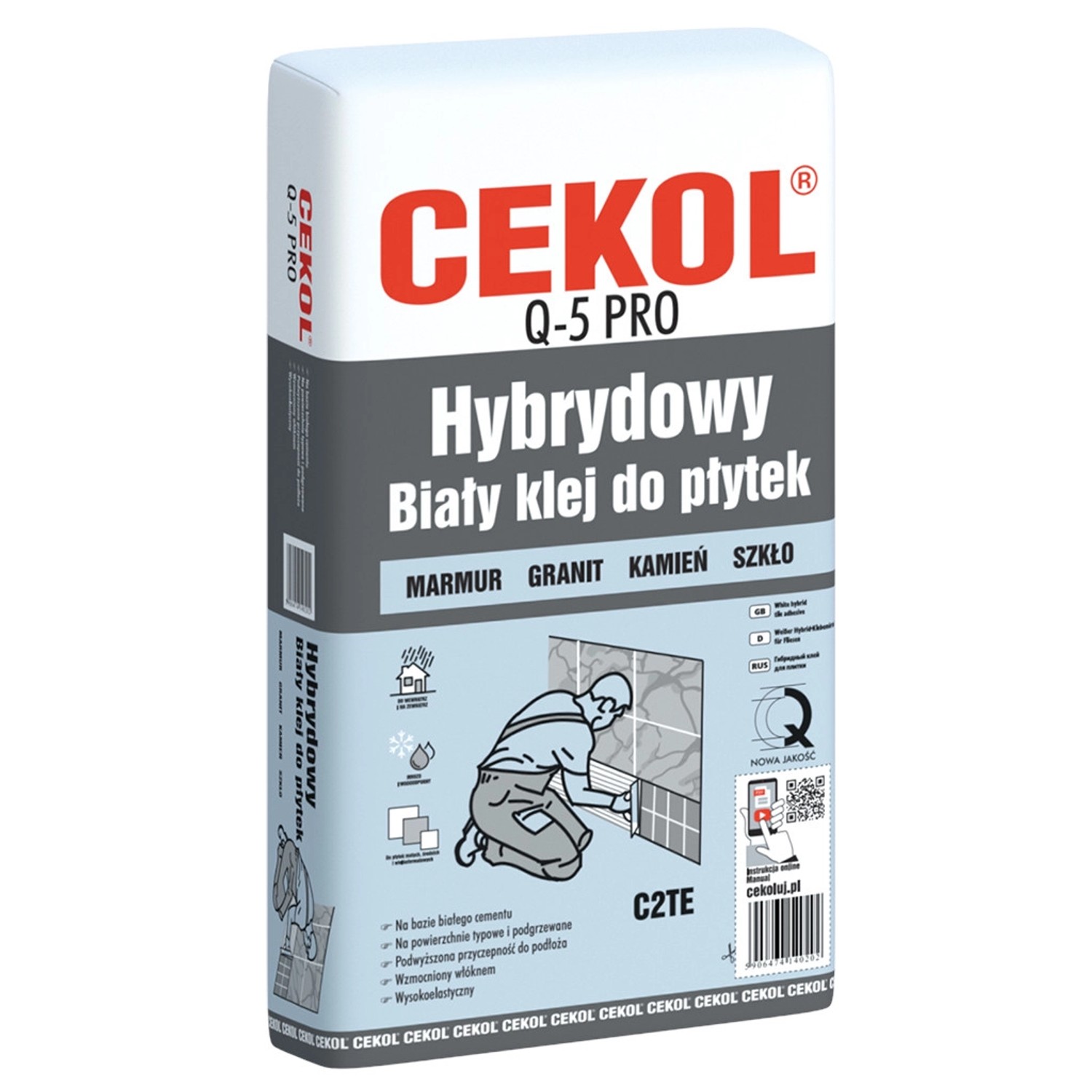 Cekol Zaprawa klejąca Q-5 Pro 5 kg