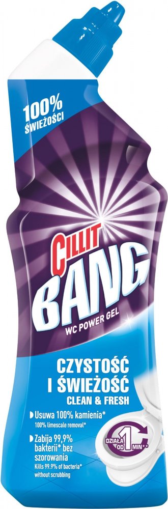 Żel do toalet Cillit Bang Czystość i Świeżość, 750ml