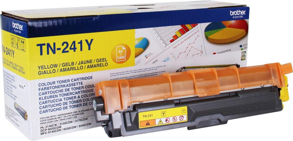 Toner Brother (TN241Y), 1400 stron, yellow (żółty)