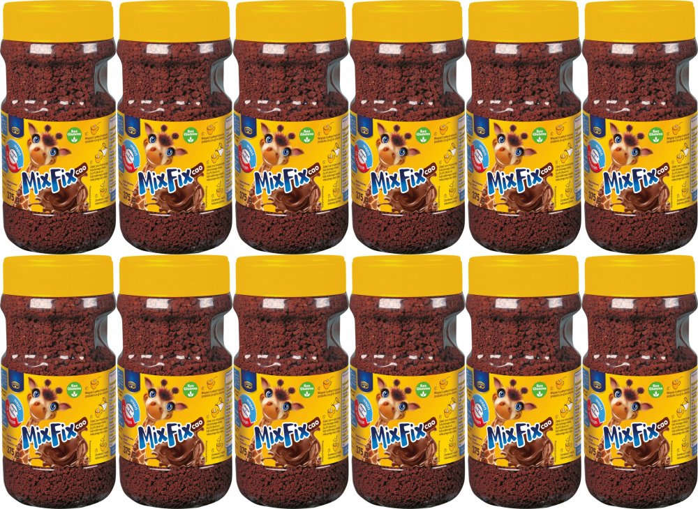 12x Kakao rozpuszczalne Krüger Mix Fix Cao, 375g