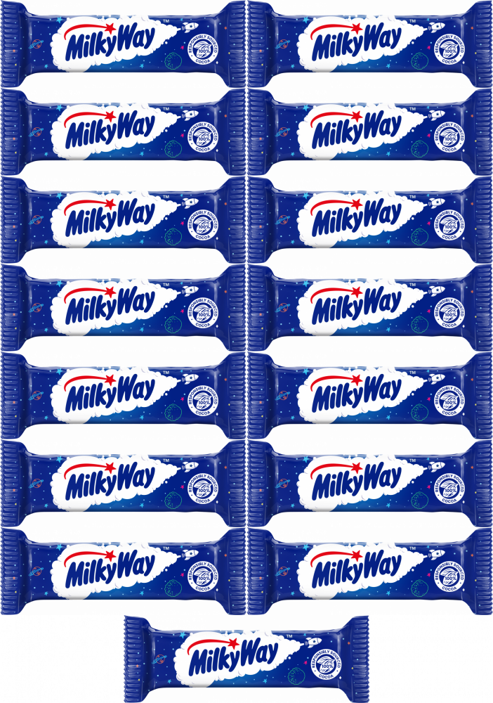 15x Baton Milky Way, 21.5g