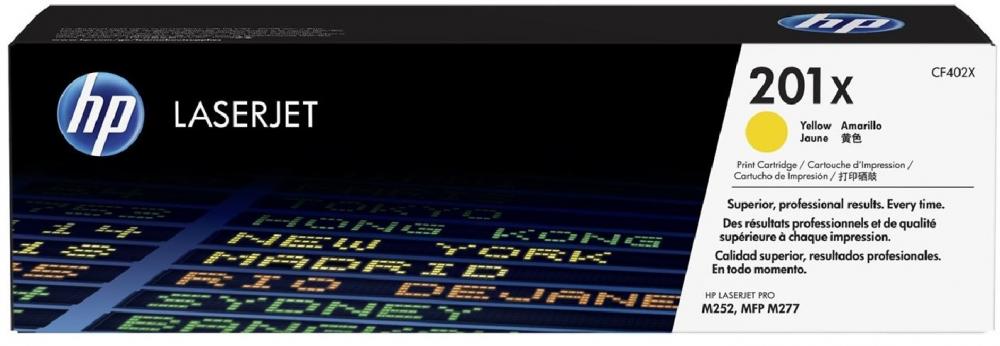 Toner HP 201X (CF402X), 2300 stron, yellow (żółty)
