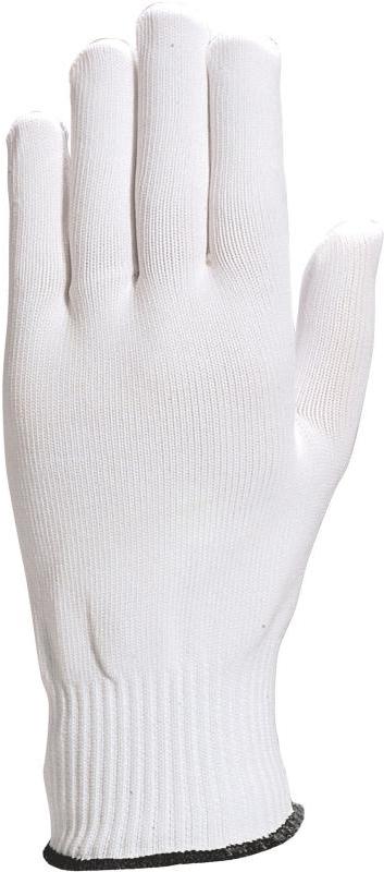 Rękawice robocze Delta Plus PM159, dziane, rozmiar 9, 1 para, biały