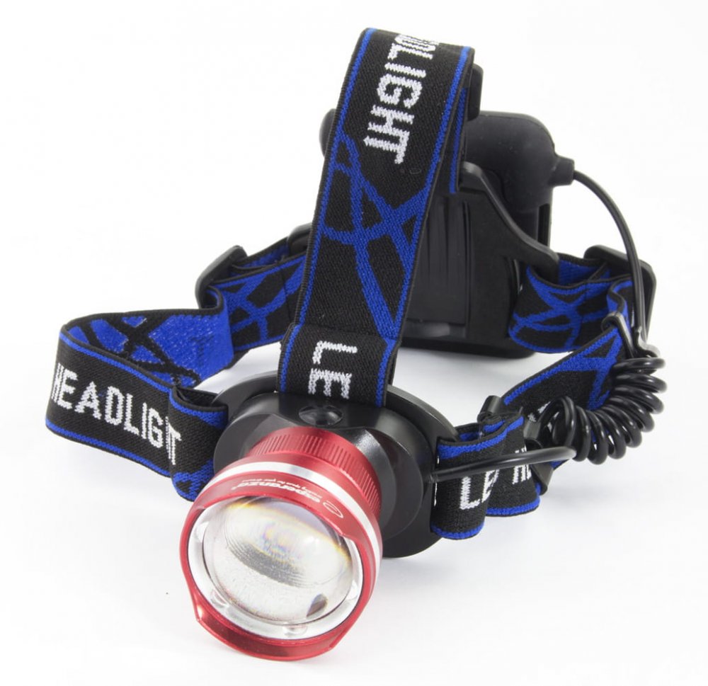 Latarka czołowa Esperanza EOT001 LED Cree T6 Procyon, regulowana, mix kolorów