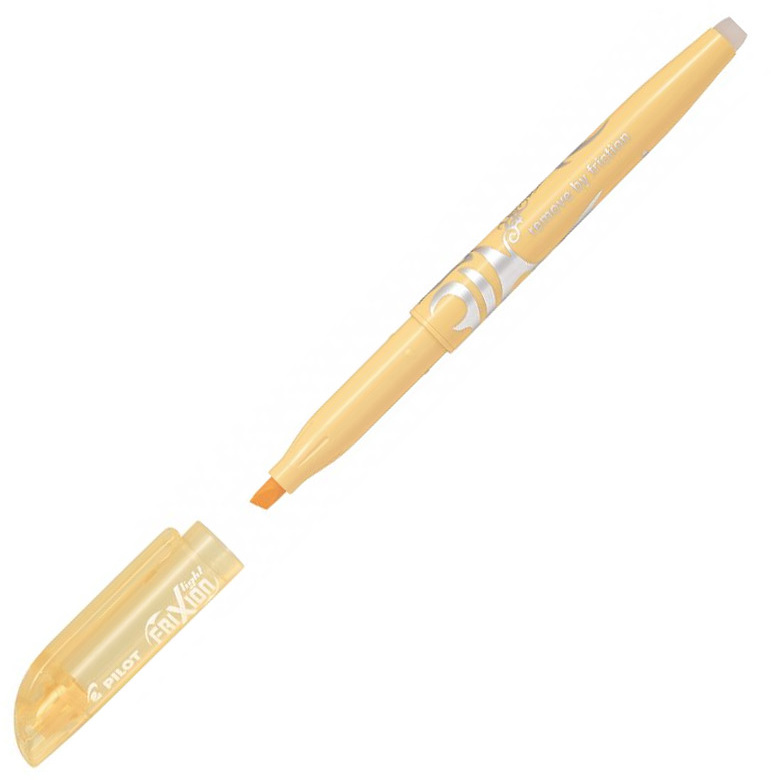 Zakreślacz wymazywalny Pilot, Frixion Light Soft, ścięta, 4mm, pomarańczowy pastelowy