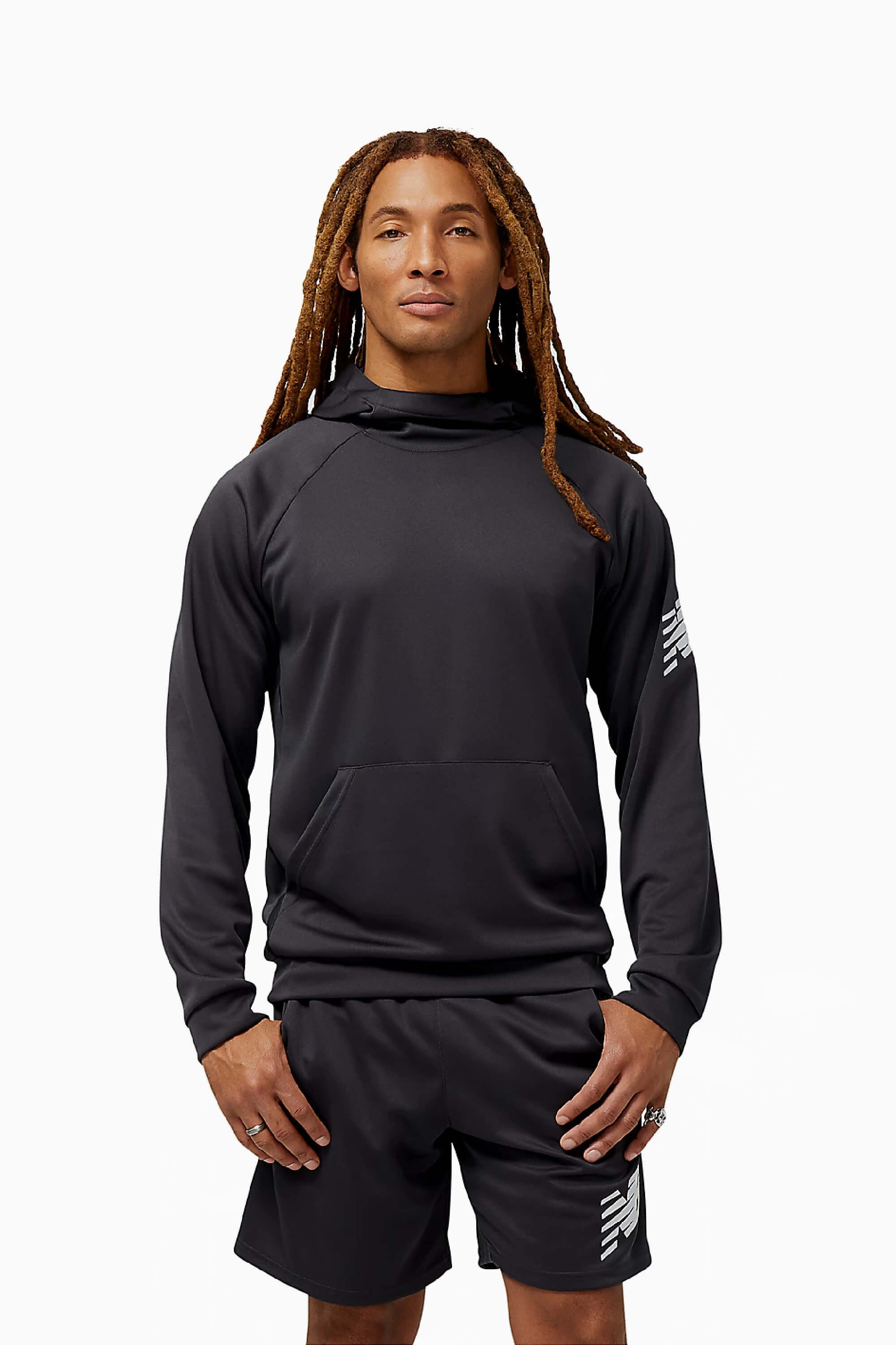 Bluza z kapturem New Balance Tenacity - Czarny