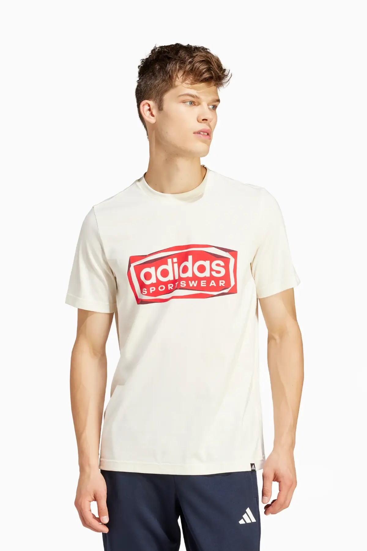 Koszulka adidas Folded Sportswear Graphic - Biały