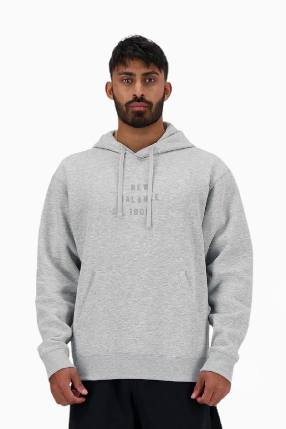 Bluza z kapturem New Balance Graphic - Szary