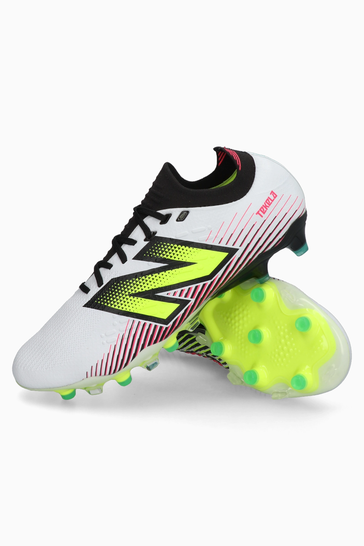 Korki New Balance Tekela V4+ Pro Low FG - Biały