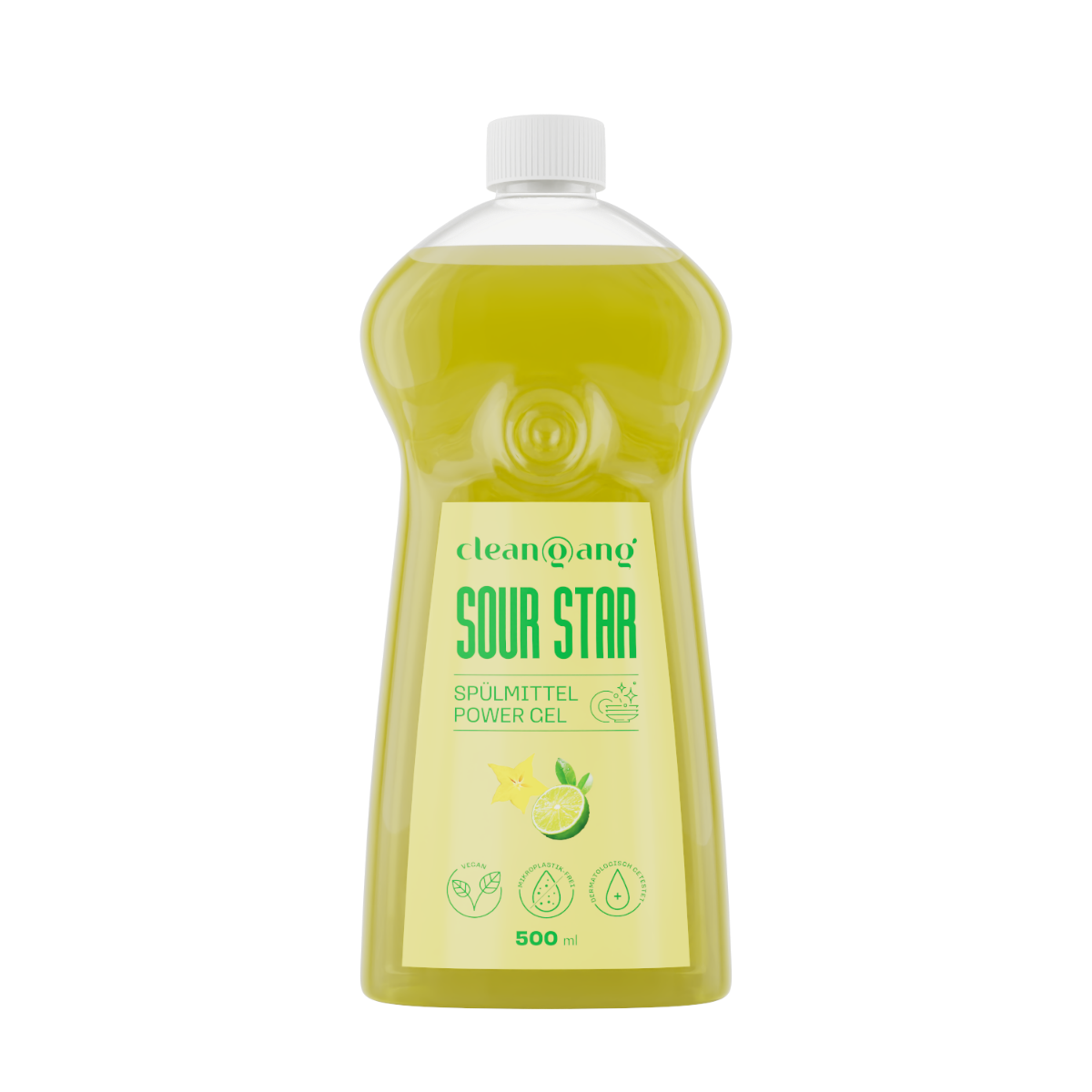 płyn do mycia naczyń, limonkowo-karambolowy, 500 ml
