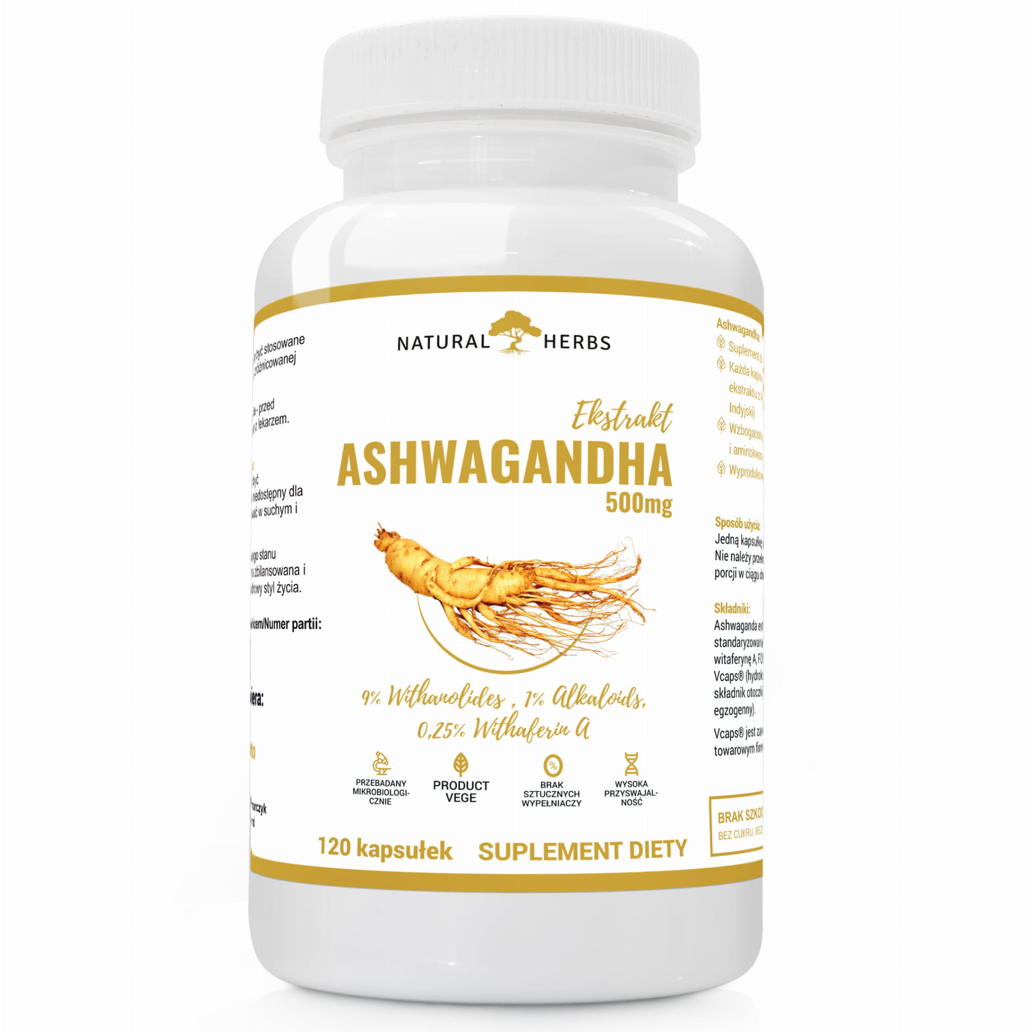 Ashwagandha 500mg 9% 120kaps AltoPharma