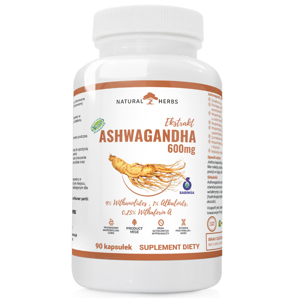 Ashwagandha 600mg ekstrakt 90kasps. Altopharma