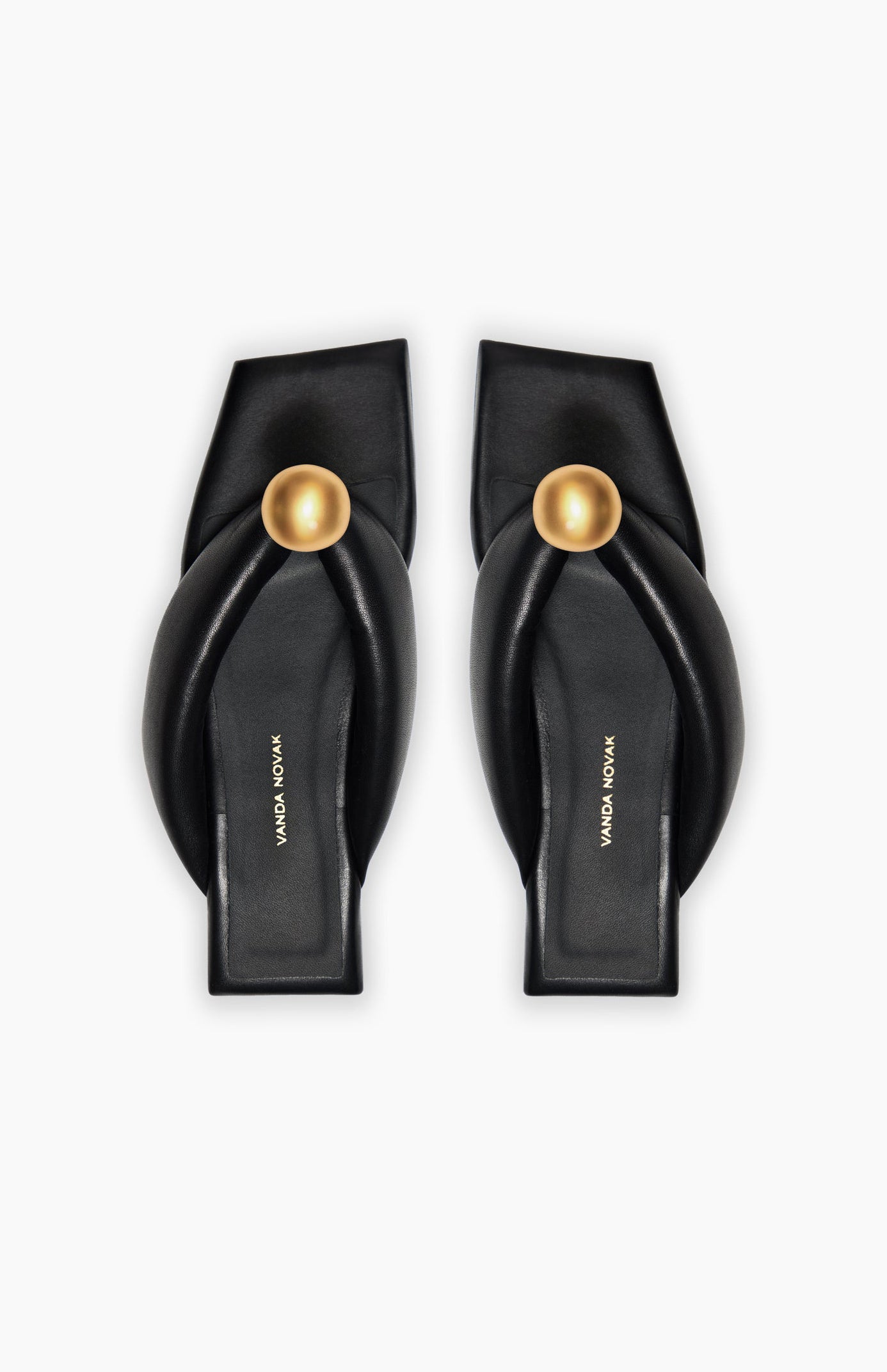 Klapki damskie FLORENCE DEEP BLACK 35 - Vanda Novak