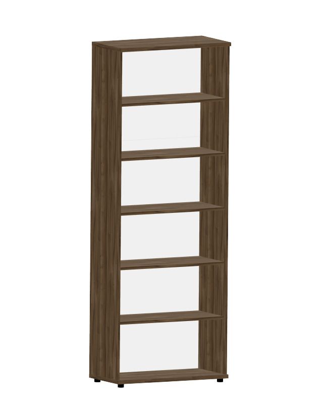 HEBE TS605 regał 80,2x40x219,5h (Kolor korpusu: Orzech Saleve)
